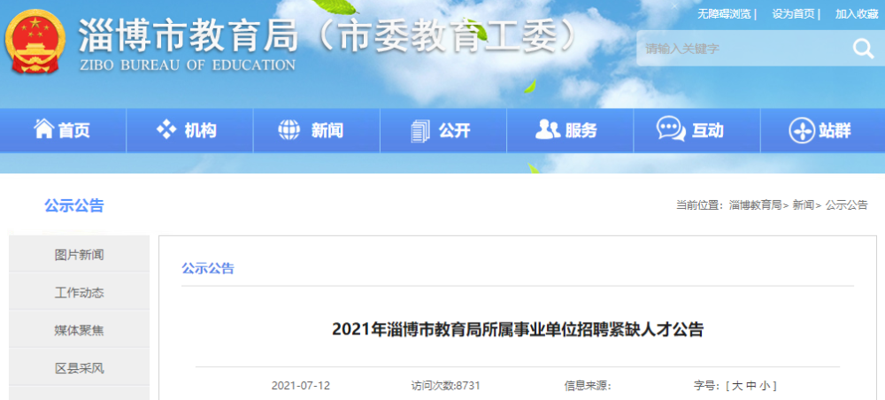 淄川区初中最新招聘信息概览，最新岗位与要求全解析